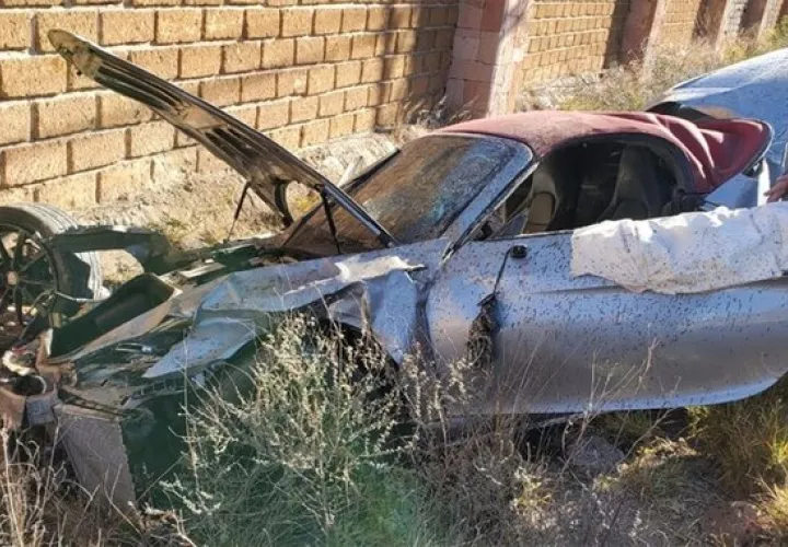  Javier Cortés sufrió un accidente automovilístico. Foto: tomada de golfopacifico.com