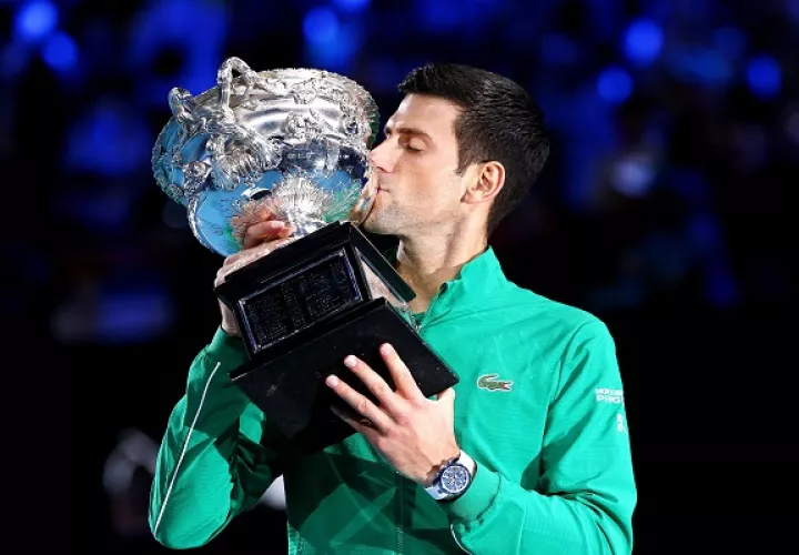 El serbio Novak Djokovic. Foto:AP