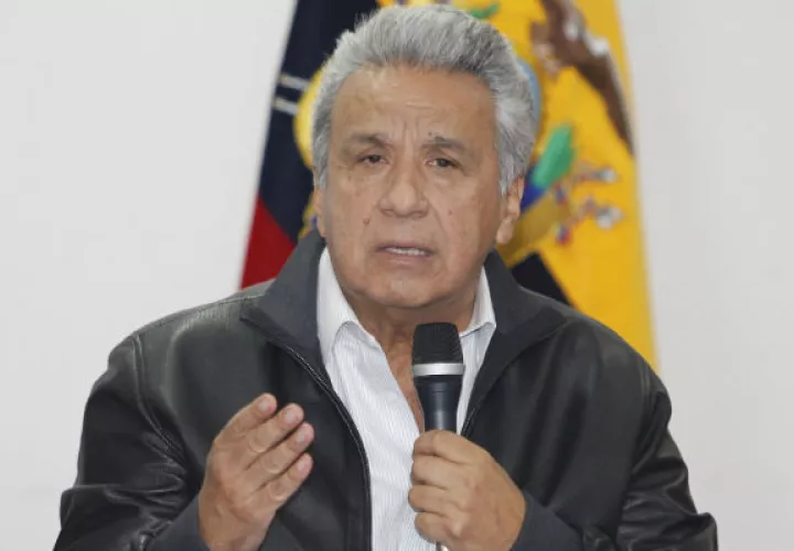 Lenín Moreno expresó su solidaridad con las familias de los fallecidos. Foto: Archivo/Ilustrativa. 