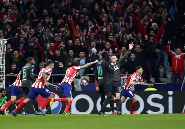 Atlético llegará a Anfield con una pequeña ventaja.