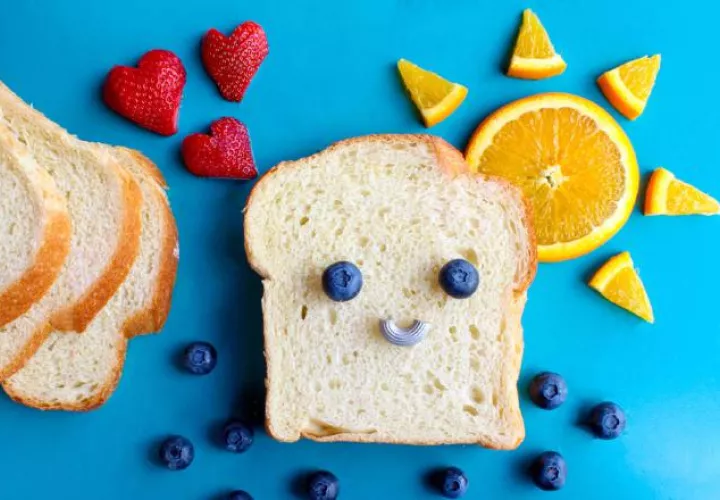 La manera en que presentas los alimentos a los niños debe ser atractiva. 