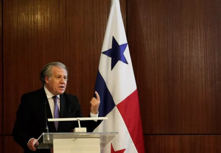 El secretario general de la Organización de Estados Americanos (OEA), el uruguayo Luis Almagro.  FOTO/EFE