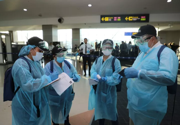 Panamá ha realizado pruebas a cinco viajeros por sospecha de coronavirus, pero todos han resultado negativos. Foto: Minsa.