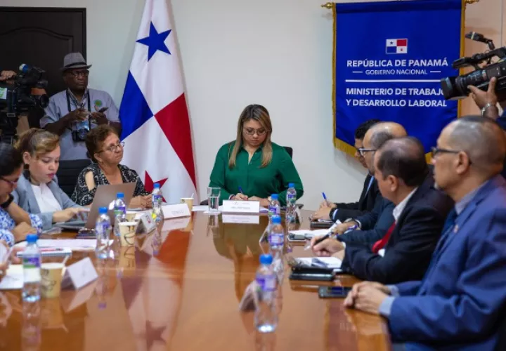 Miembros del Conato se reunieron con la ministra de Trabajo. Foto de Cortesía