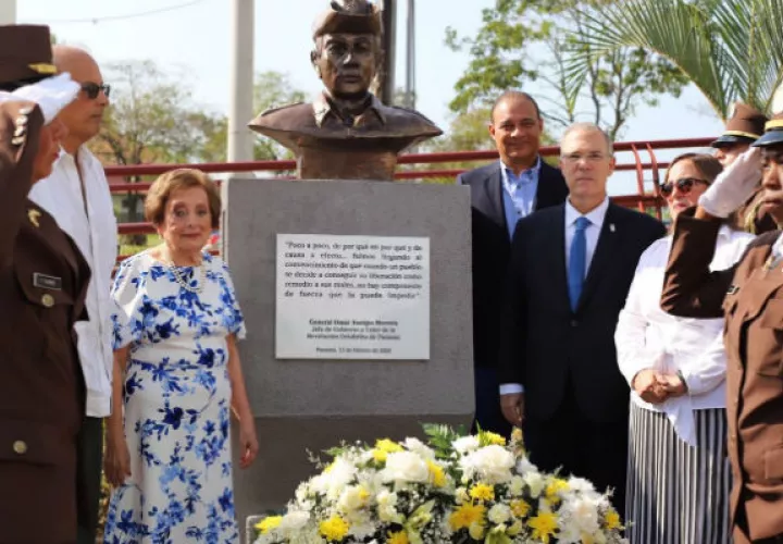 En el acto participó la familia de Omar Torrijos, cuerpo diplomático e invitados especiales.