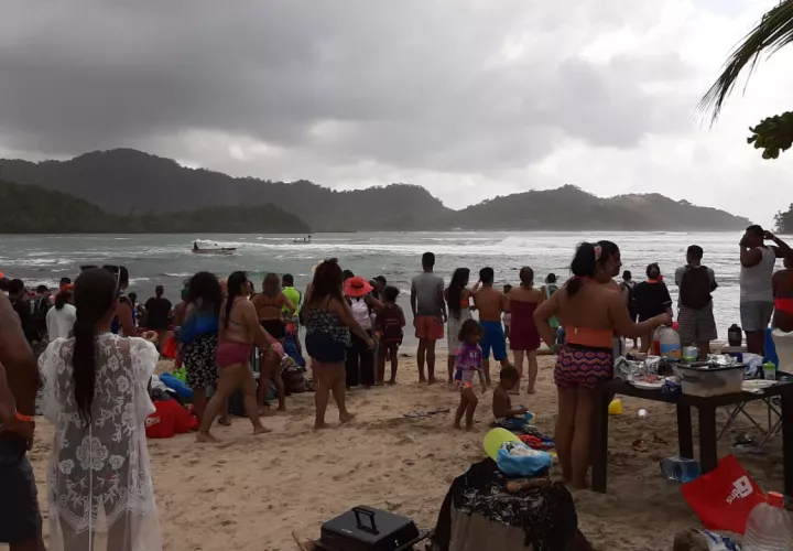 La búsqueda del joven de nacionalidad colombiana se reanuda hoy a primeras horas de la mañana. 