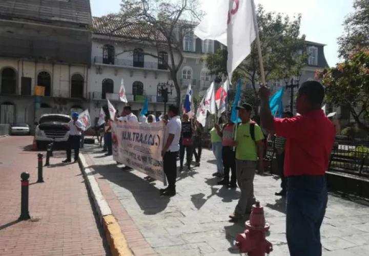 Se manifestaron pacíficamente. Foto: KW Continente
