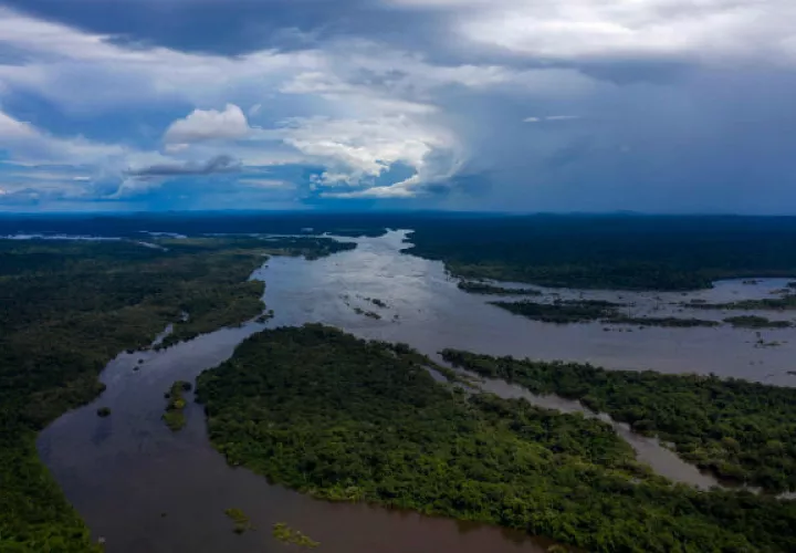 Algunos temen que el Gobierno perturbe a tribus del Amazonas que viven aisladas. Territorio indígena en Pará. Foto / Mauro Pimentel/Agence France-Presse — Getty Images.