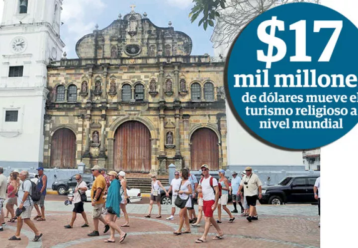 El turismo religioso está entre los productos que Panamá busca promover, sin embargo es algo que se debe trabajar fuerte para desarrollarlo sobre la marcha.