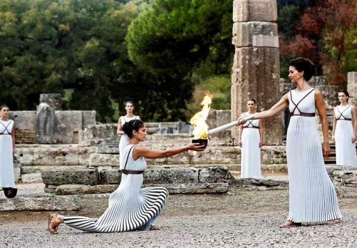 El coronavirus ha afectado la ceremonia de encendido.