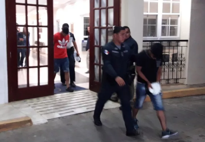 Los tres sujetos una vez se dicta la condena interpuesta fueron enviados al Centro Penal de Chiriquí donde deberán permanecer. FOTO/MAYRA MADRID