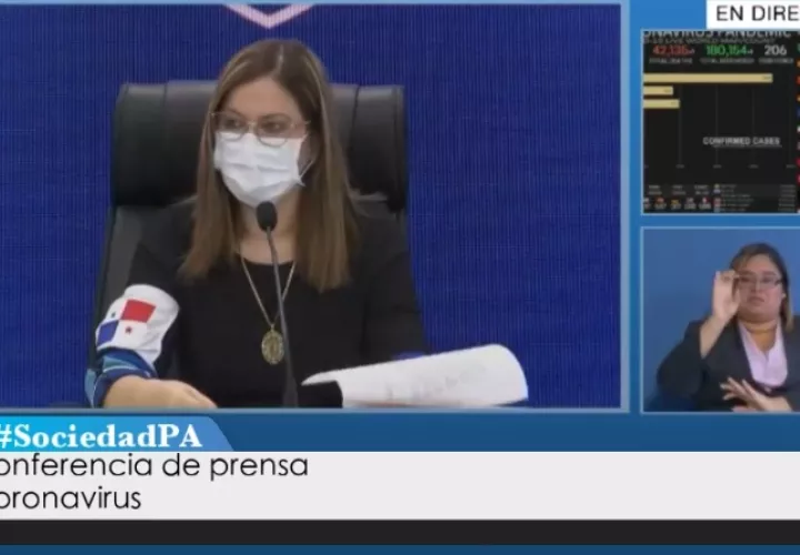 Ministra de Salud, Rosario Turner, reveló el nuevo número de contagiados por COVID-19 en Panamá. 