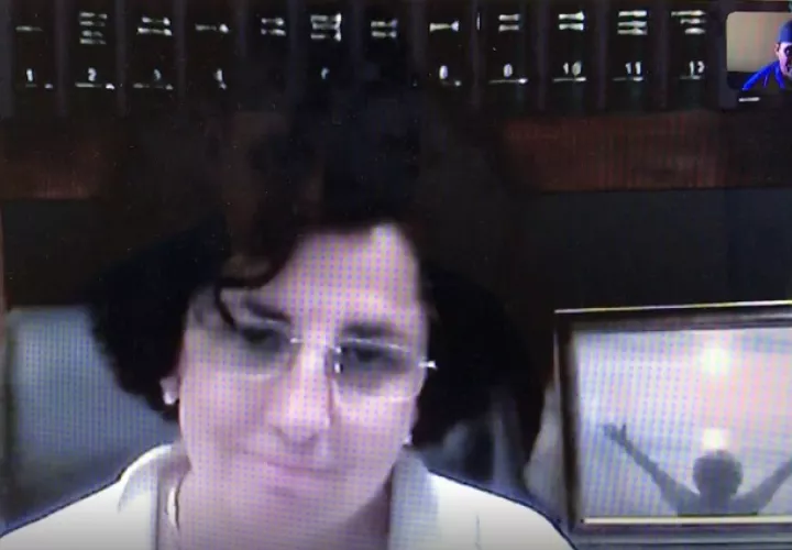 La doctora Carmen Alegría, que dio positivo para coronavirus, conversó vía Skype con Panamá América.