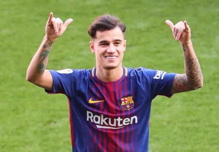 El brasileño Philippe Coutinho. Foto;EFE