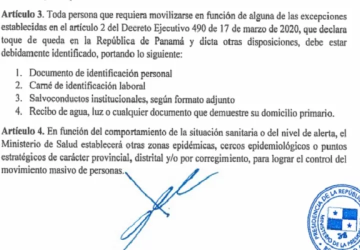 Estos son los documentos que debe portar.
