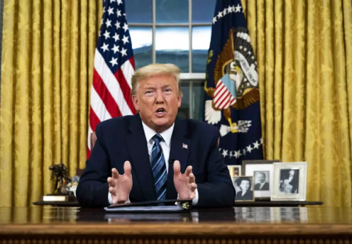 Donald Trump, presidente de Estados Unidos.Foto/ AP