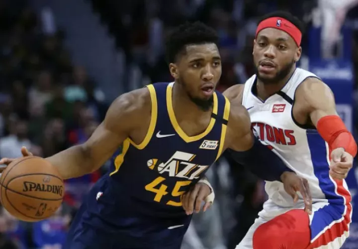  Donovan Mitchell dio positivo por el covid-19. Foto AP