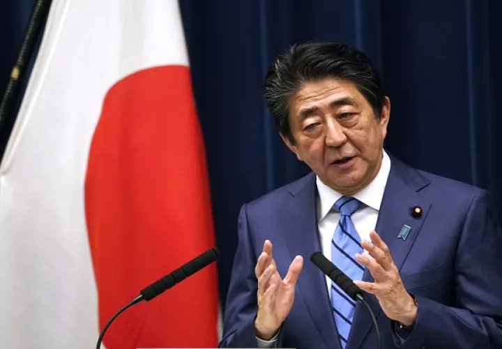 El primer ministro japonés Shinzo Abe. Foto:AP