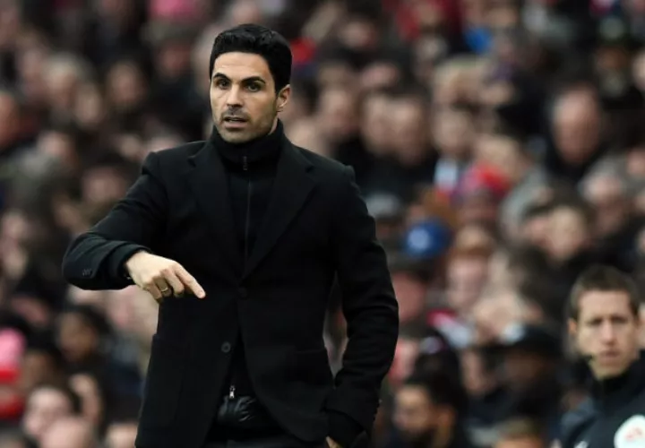 Mikel Arteta fue jugador del Arsenal Foto EFE
