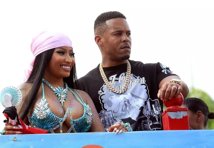 Nicki Minaj y Kenneth Petty. Foto: EFE