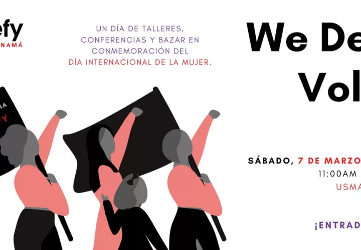 Redefy tiene hoy 7 de marzo hasta las 4:00 p.m. en Casco Antiguo,  donde desarrollarán diversas activiades en torno a la Mujer.