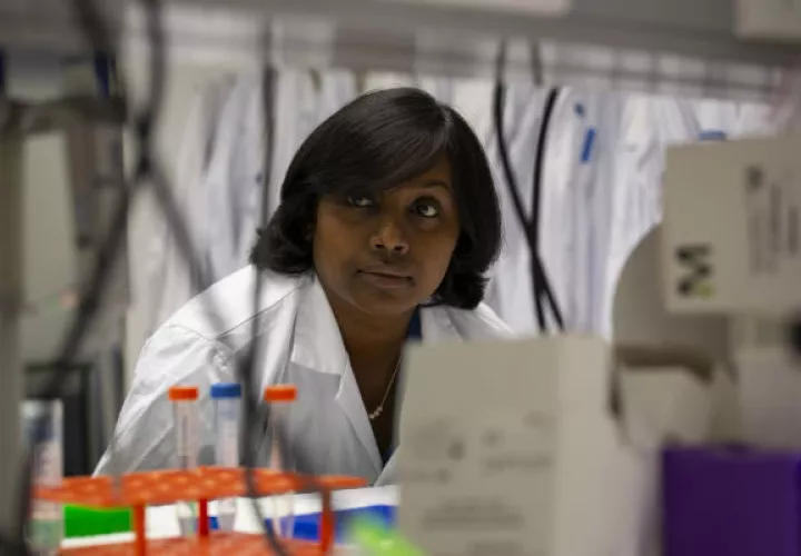 Anna Ponnampalam recibió casi 200 mil dólares en una lotería de Nueva Zelanda para su trabajo en ciencia reproductiva. Foto / Cornell Tukiri para The New York Times.