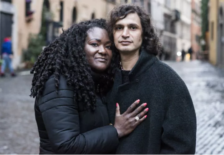 Latrese Williams fue con un grupo a Roma y conoció a su novio. Foto / Susan Wright para The New York Times.