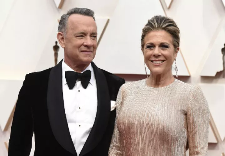 Tom Hanks y la actriz Rita Wilson. Foto/ AP