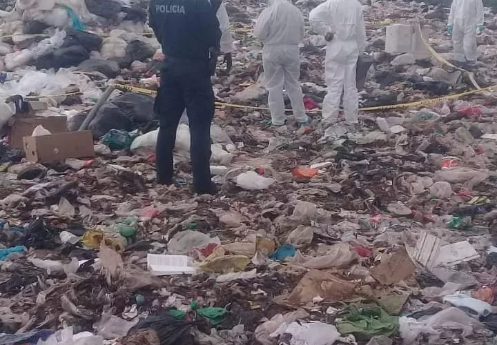 La bebé fue dejada en una bolsa negra en el vertedero de David.