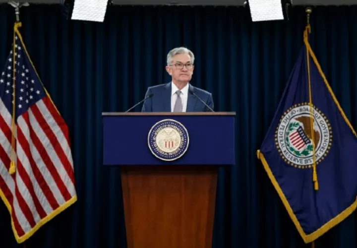 Jerome Powell, presidente de la Fed. AP