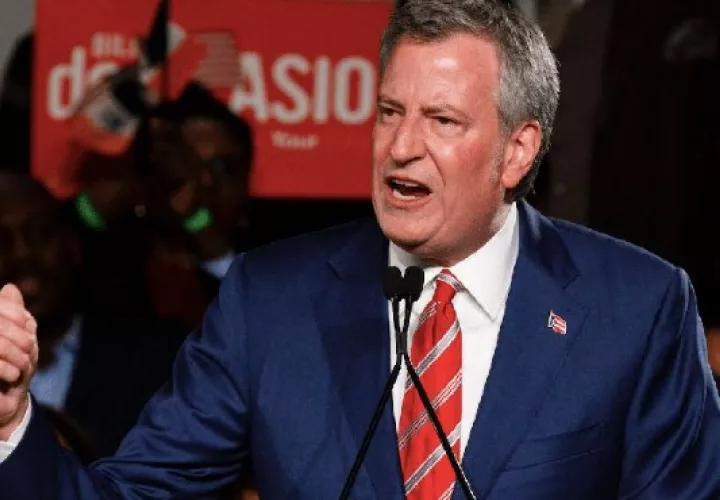 Alcalde de Nueva York, Bill de Blasio pidió ayuda a Trump para que se apruebe nuevos estímulos económicos. EFE