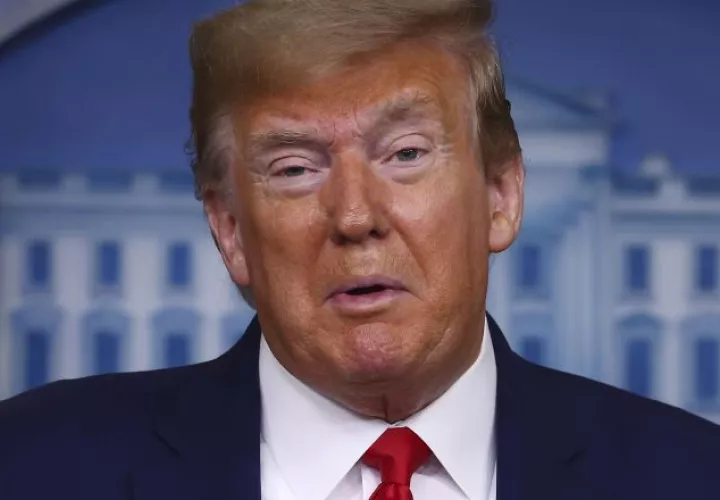Trump anunció la hoja de ruta para reiniciar la economía. EFE