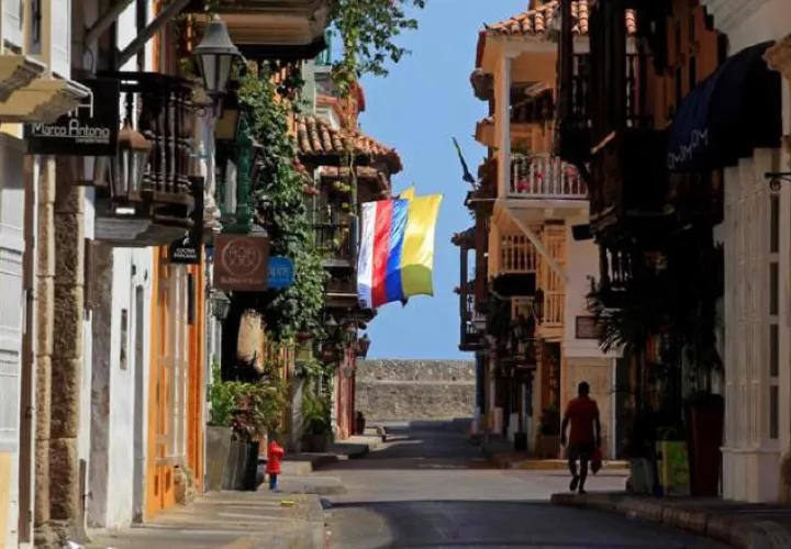 Cartagena de Indias es una de las zonas turísticas en el mundo afectadas por la crisis sanitaria del coronavirus. EFE