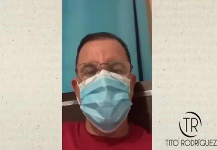Tito Rodríguez, primer diputado con COVID-19 positivo en Panamá.