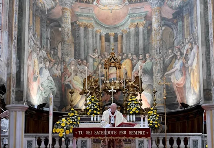 "No es ideología, es cristianismo", atajó el pontífice.