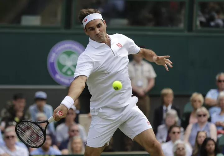 Roger Federer ha jugado en el Wimbledon. Foto:AP