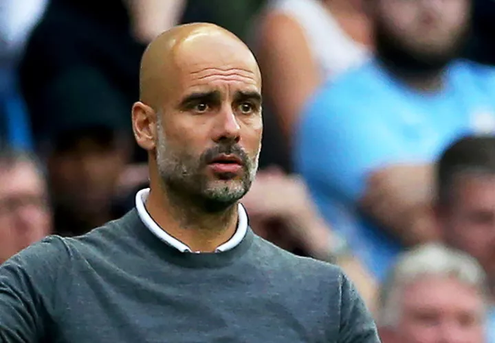 Pep Guardiola. Foto:EFE