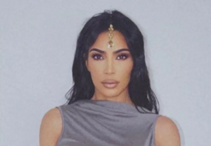 Kim Kardashian.  Archivo