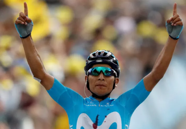 Nairo Quintana. Foto:EFE