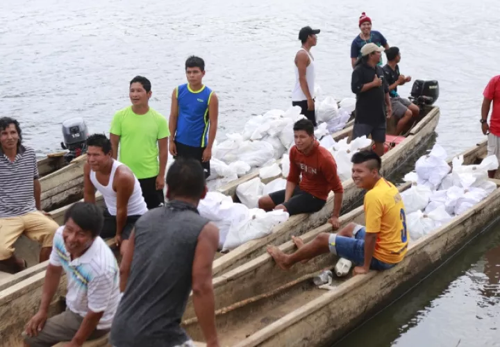 Las bolsas de comida del Plan Panamá Solidario son para las áreas rurales y comarcas.