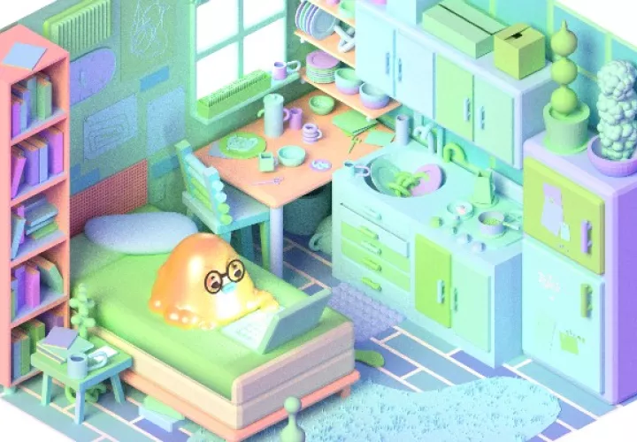 Los trabajadores remotos también tienden a tomarse recesos más breves y menos días libres por enfermedad que los oficinistas. Foto ilustrativa / Julian Glander.
