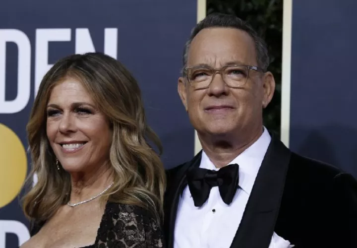 Rita Wilson y Tom Hanks.  Archivo