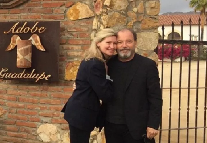 Luba y Rubén Blades. Foto: @luba_mason