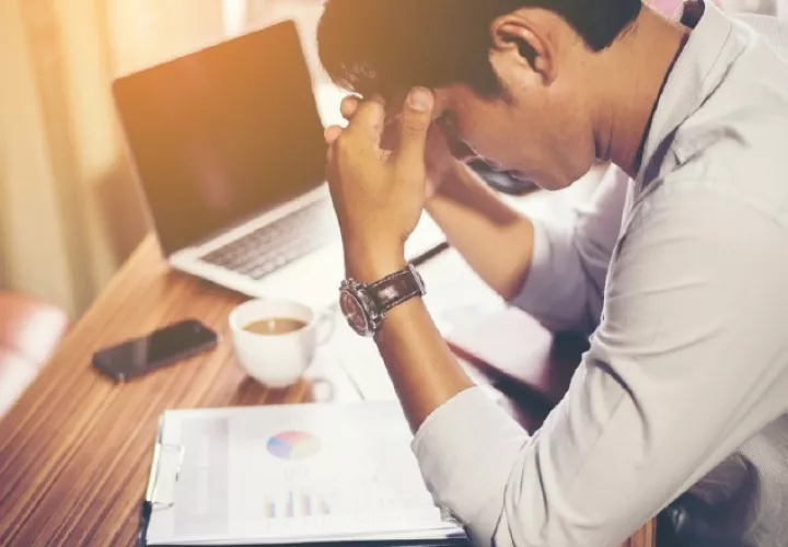 Bajo estrés una persona se le dificultará concentrarse y afectará la productividad. Pixabay