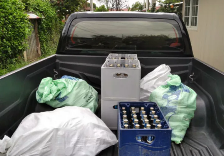 Las cervezas estaban en refrigeradores listas para ser vendidas. Fotos: Cortesía.