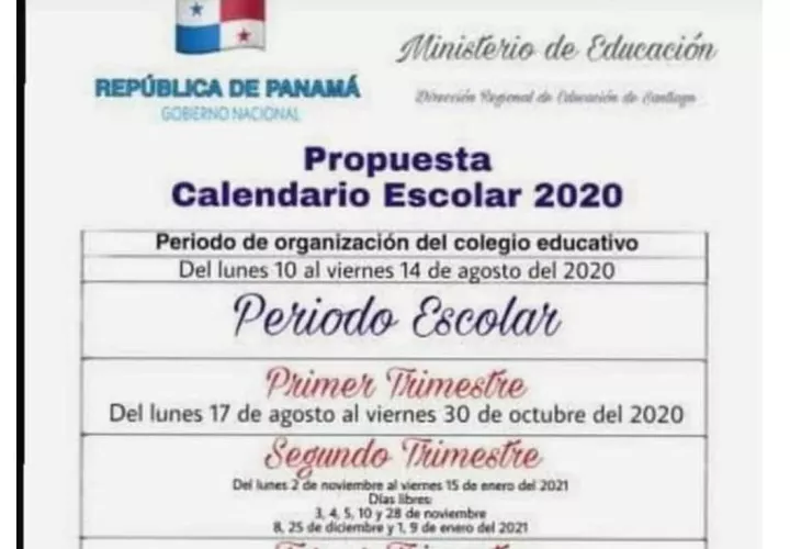 El supuesto documento circula en las redes sociales.