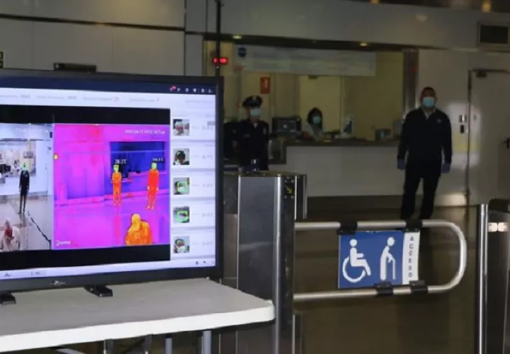 El Metro de Panamá, la Policía Nacional y el Aeropuerto de Tocumen cuentan con Cámaras Térmicas. Cortesía