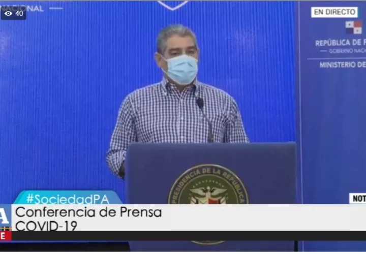 El viceministro de Salud, Luis Francisco Sucre, encabezó la conferencia. 