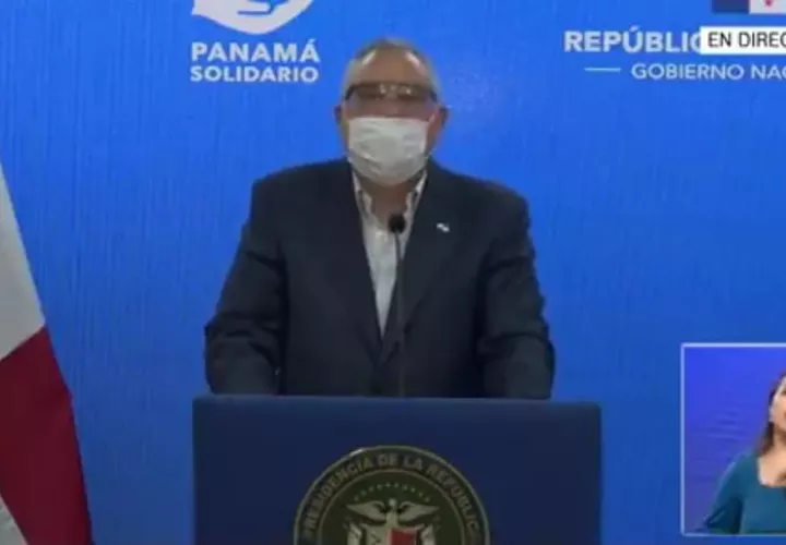 Viceministro de la Presidencia, Carlos García Molino, rinde informe sobre gastos del programa Panamá Solidario