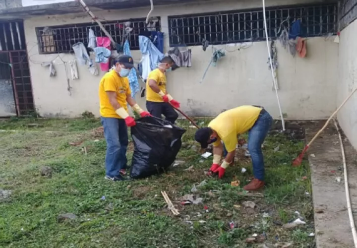 Unos 35 reos recuperados del COVID-19. Foto Cortesía